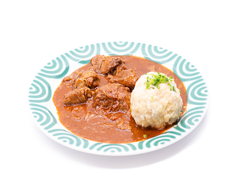 Gulasch mit Semmelknödel